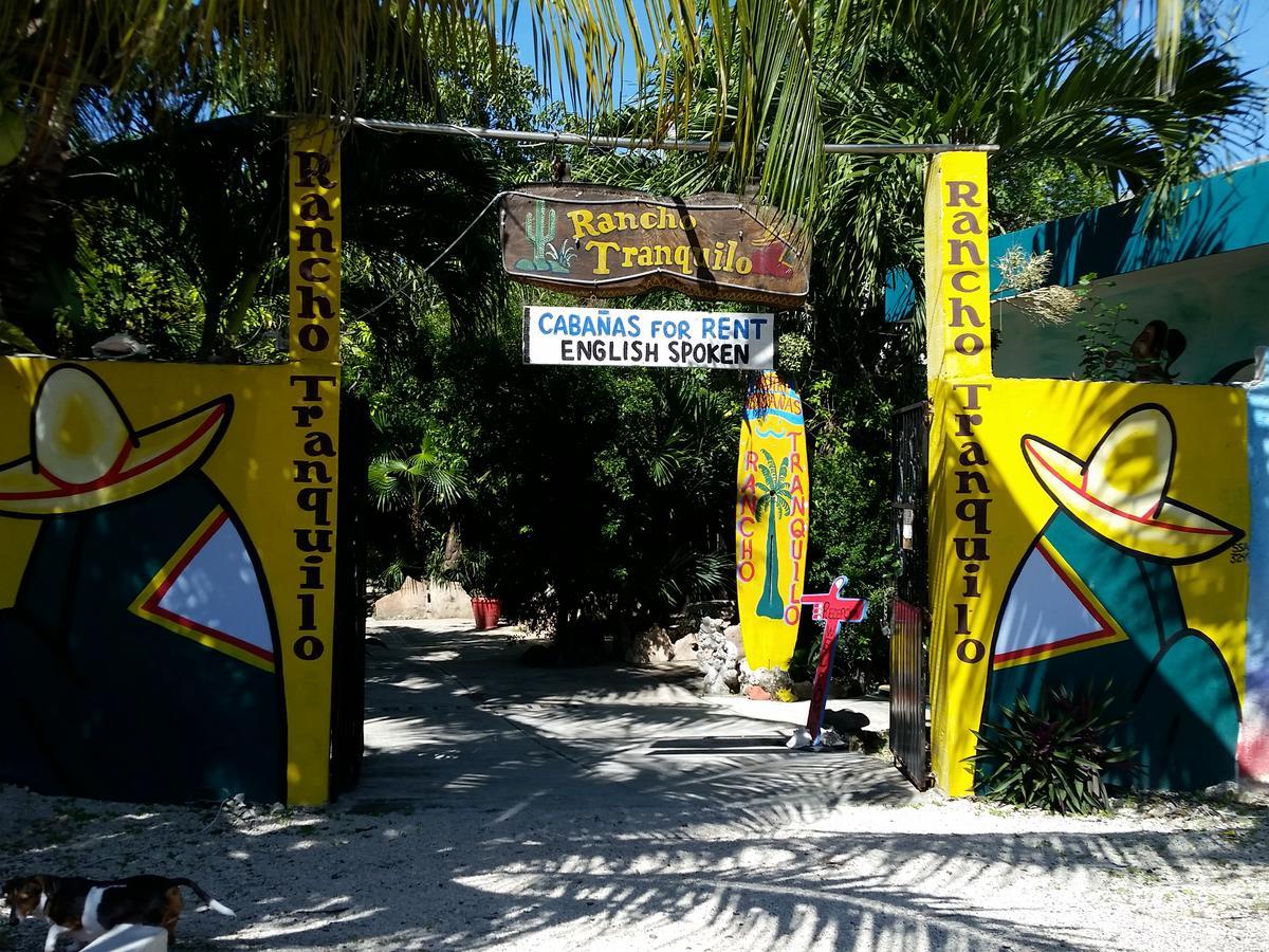 Auberge de jeunesse Rancho Tranquilo à Tulum Extérieur photo